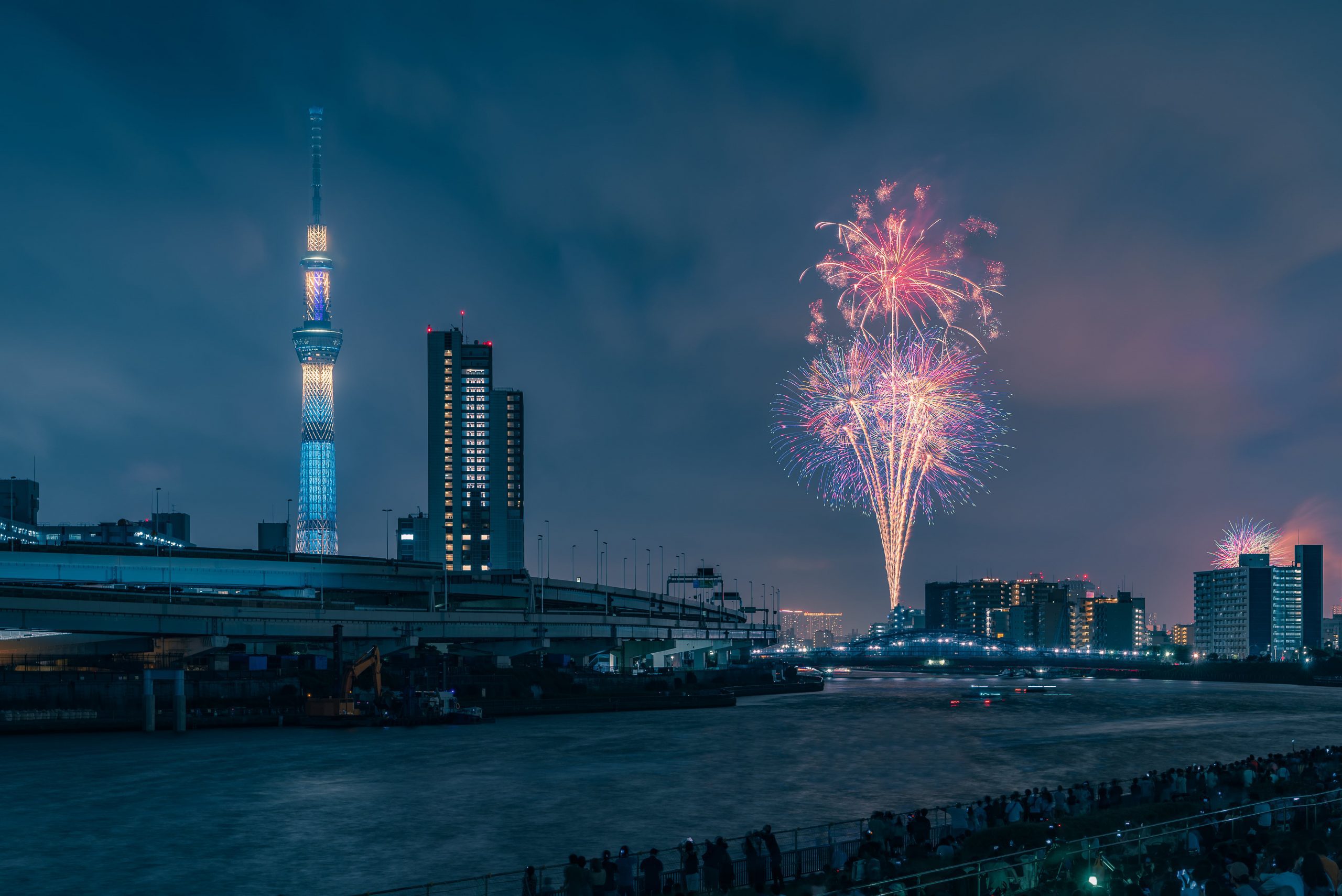 Sumidagawa Fireworks Festival in Tokyo.