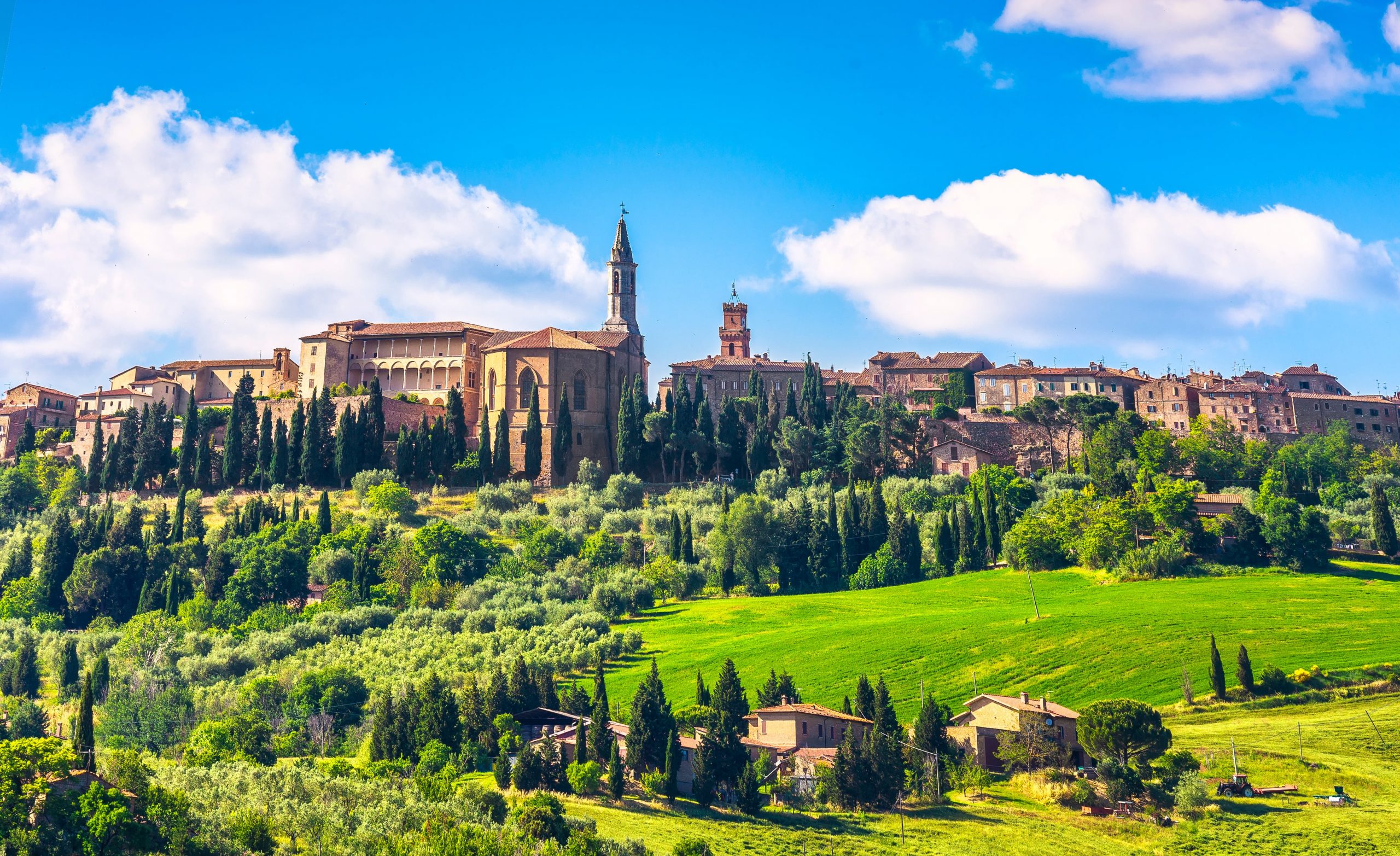 Tuscany, Pienza medieval village.