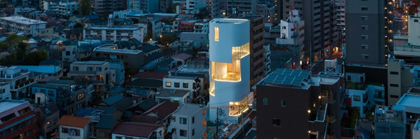 Yayoi Kusama Museum. Photo by Kawasumi-Kobayashi Kenji Photograph Office.