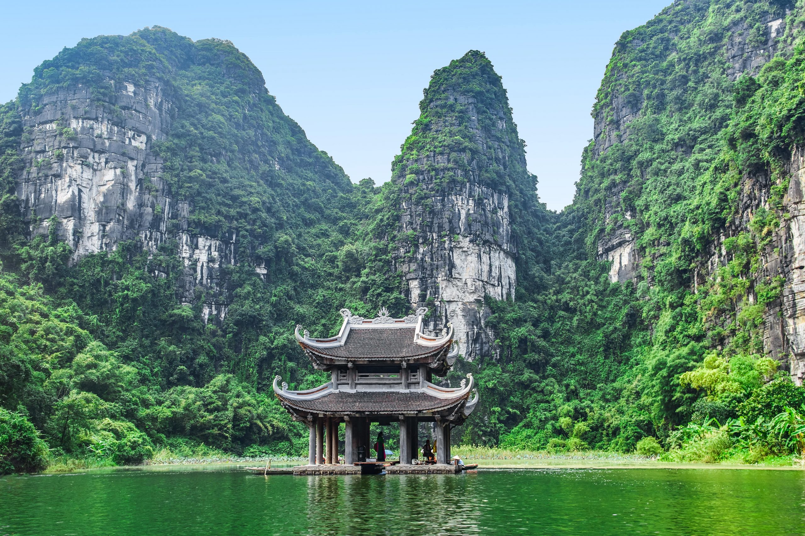 Ninh Binh is known as the “Ha Long Bay on land”.