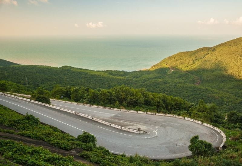 Hai Van Pass is one of the most scenic routes in Vietnam.