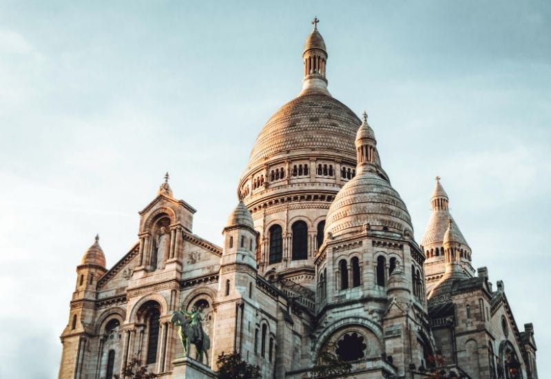 The Sacred Heart of Montmartre, Paris, France.