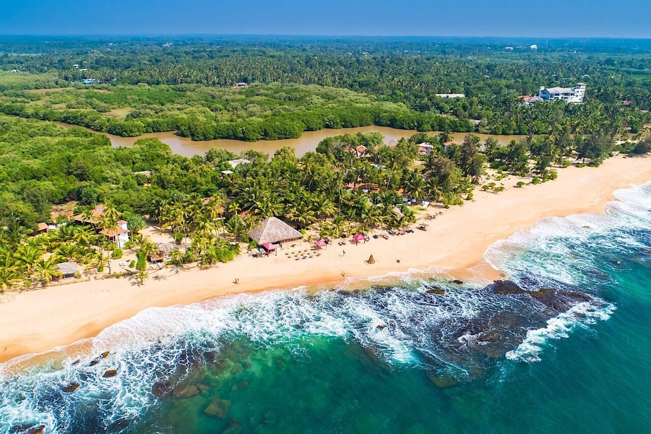 Sri Lanka's coastline is a major draw for tourism.