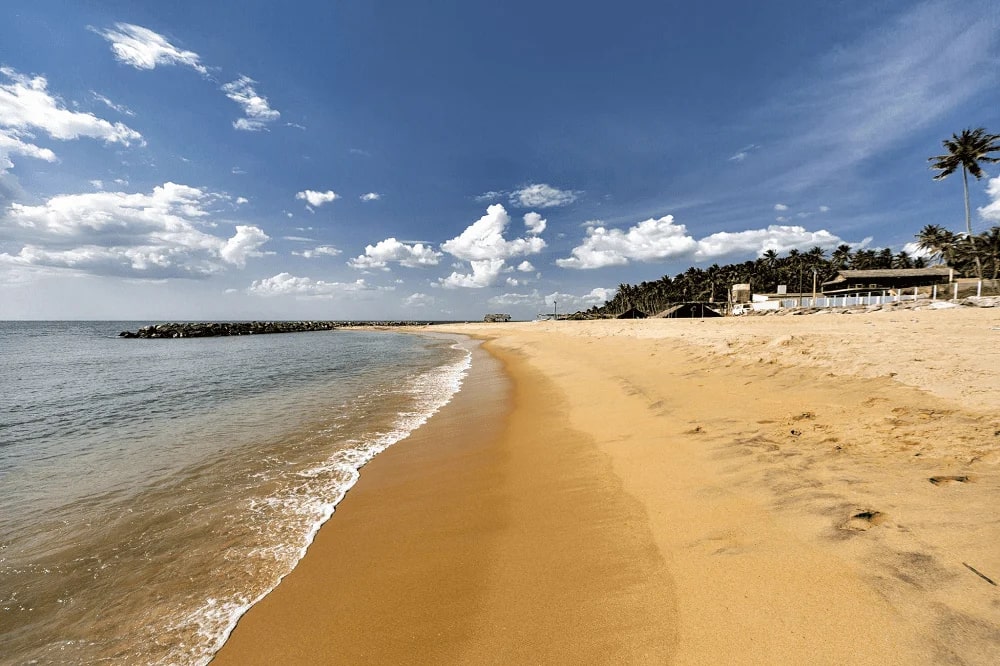It's a popular spot for sunbathing and enjoying a relaxed beachside atmosphere.