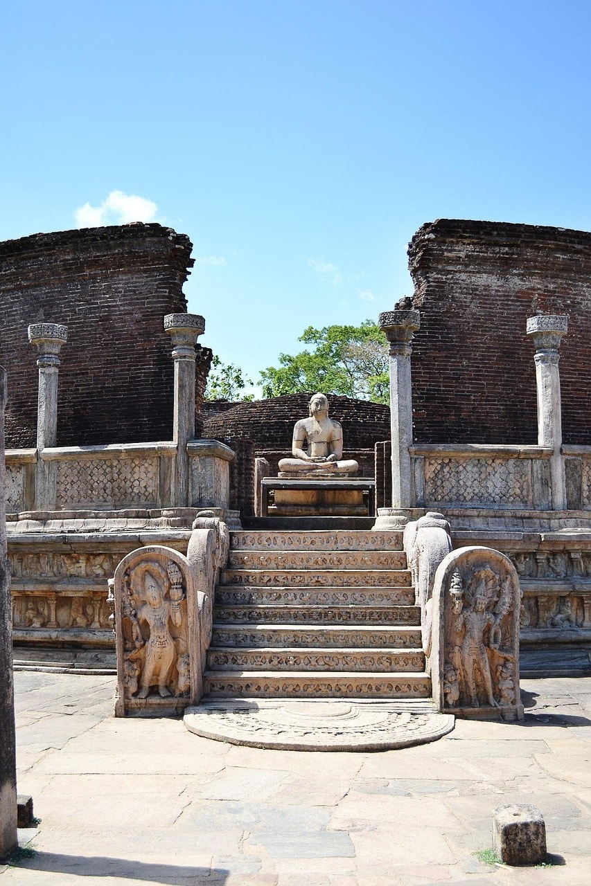 The oldest building in Polonnaruwa, dating back to the Chola dynasty.
