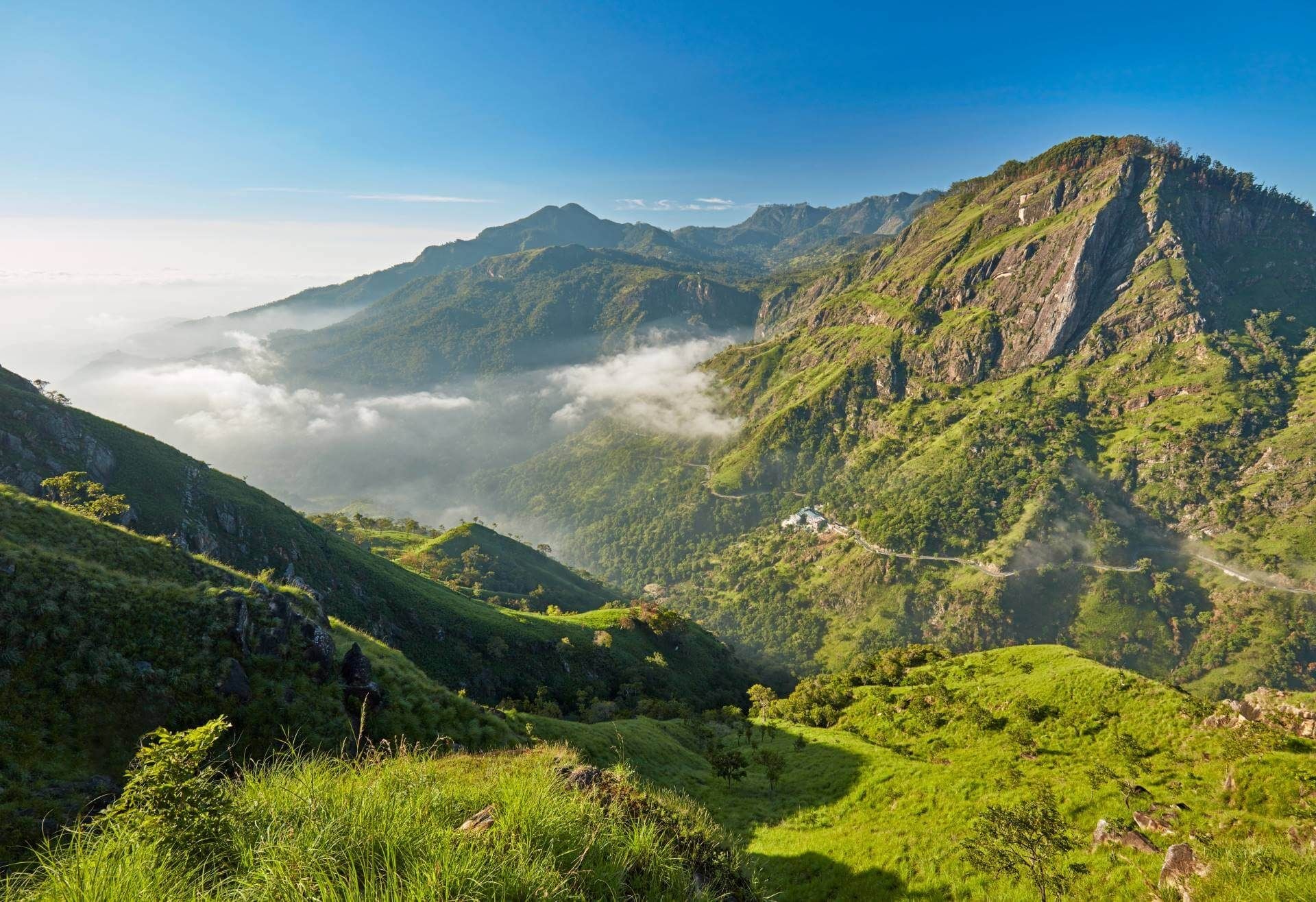This is a popular and more challenging hike that offers superb views of Ella Gap from its summit.