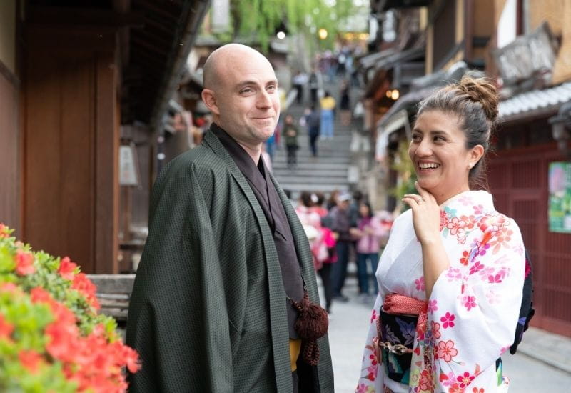 Kimono Experience is one of the best things to do in Kyoto.