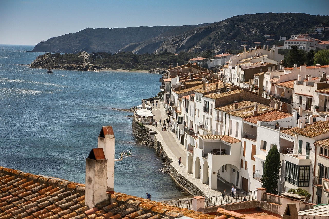 Cadaqués, a coastal town in the Costa Brava region of Catalonia, Spain.