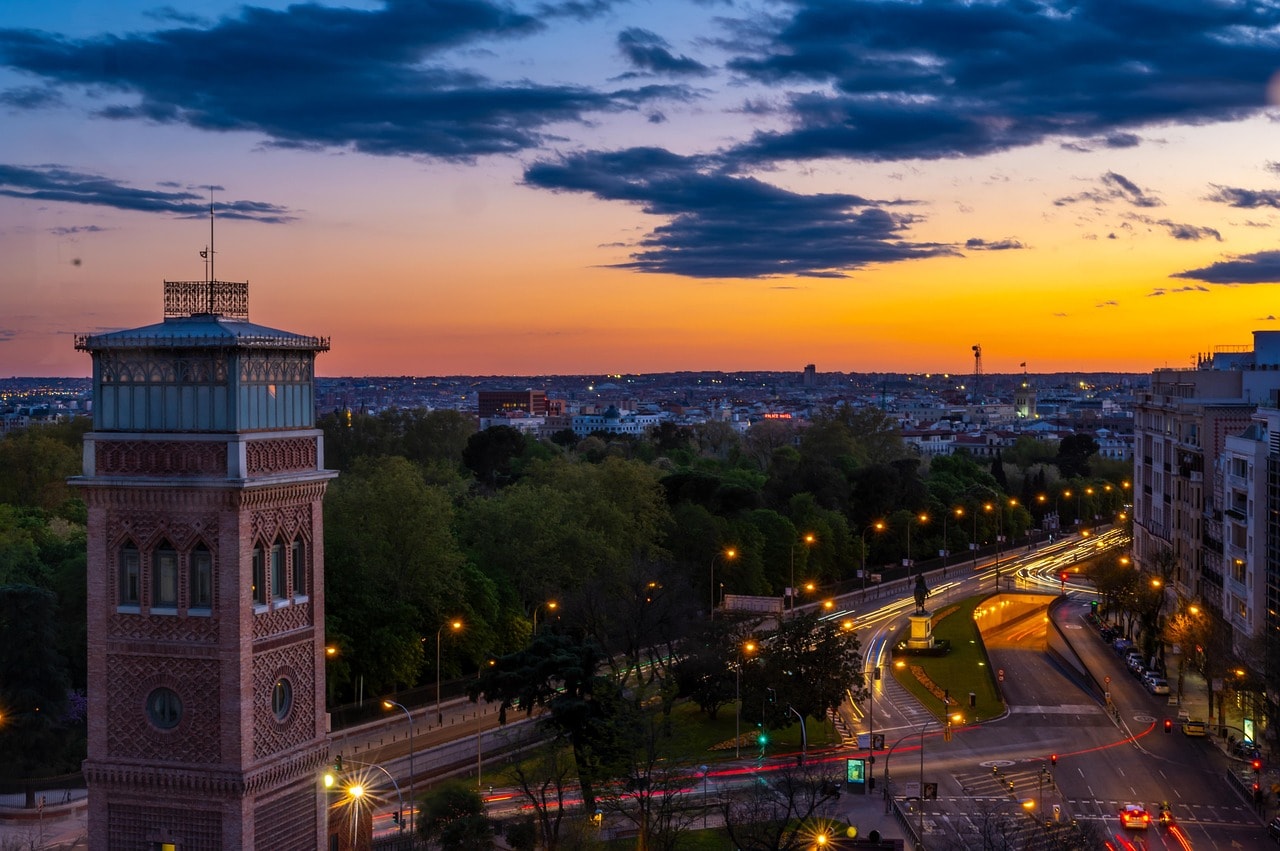 The old Water Tower of Madrid.