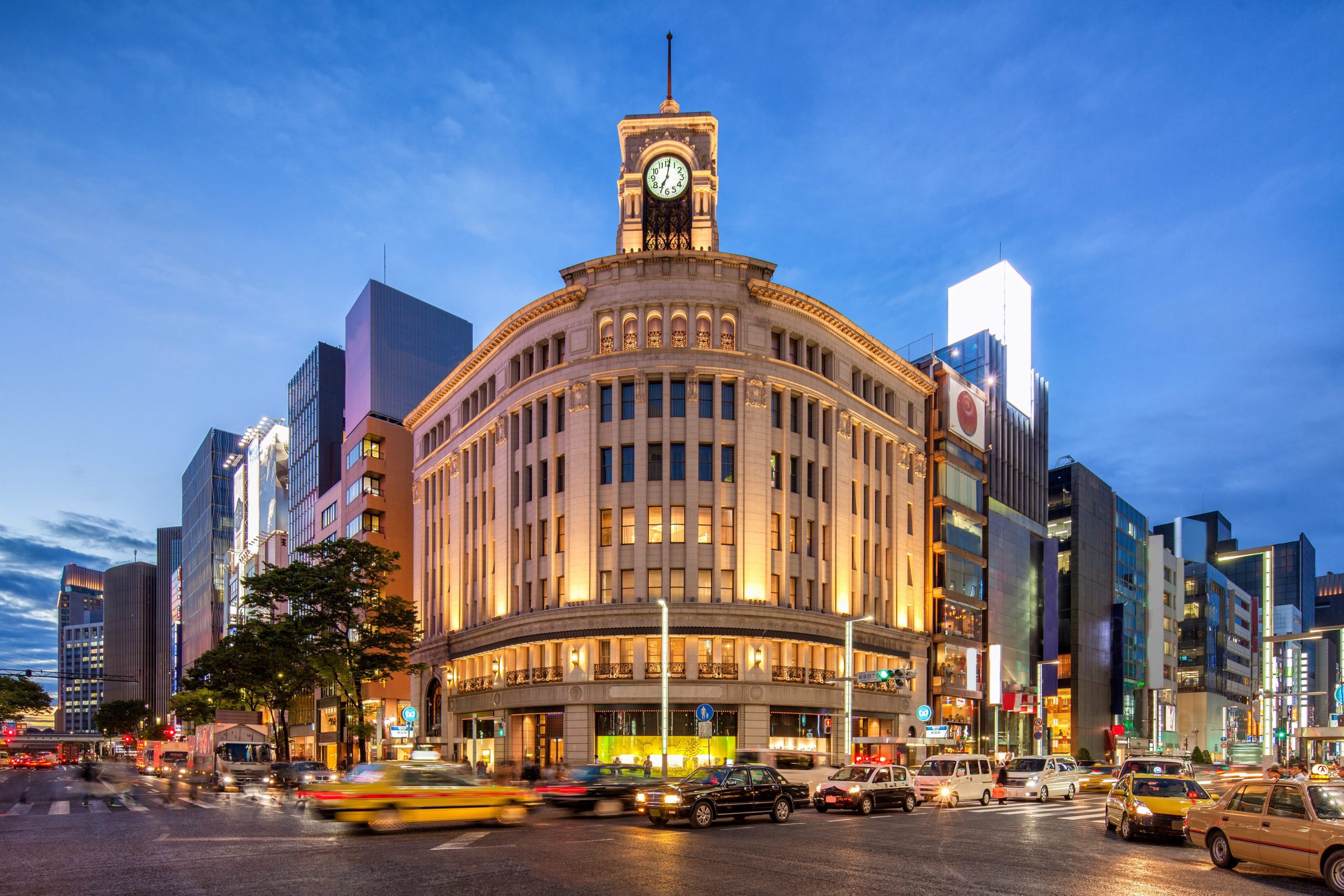 Ginza in Tokyo.