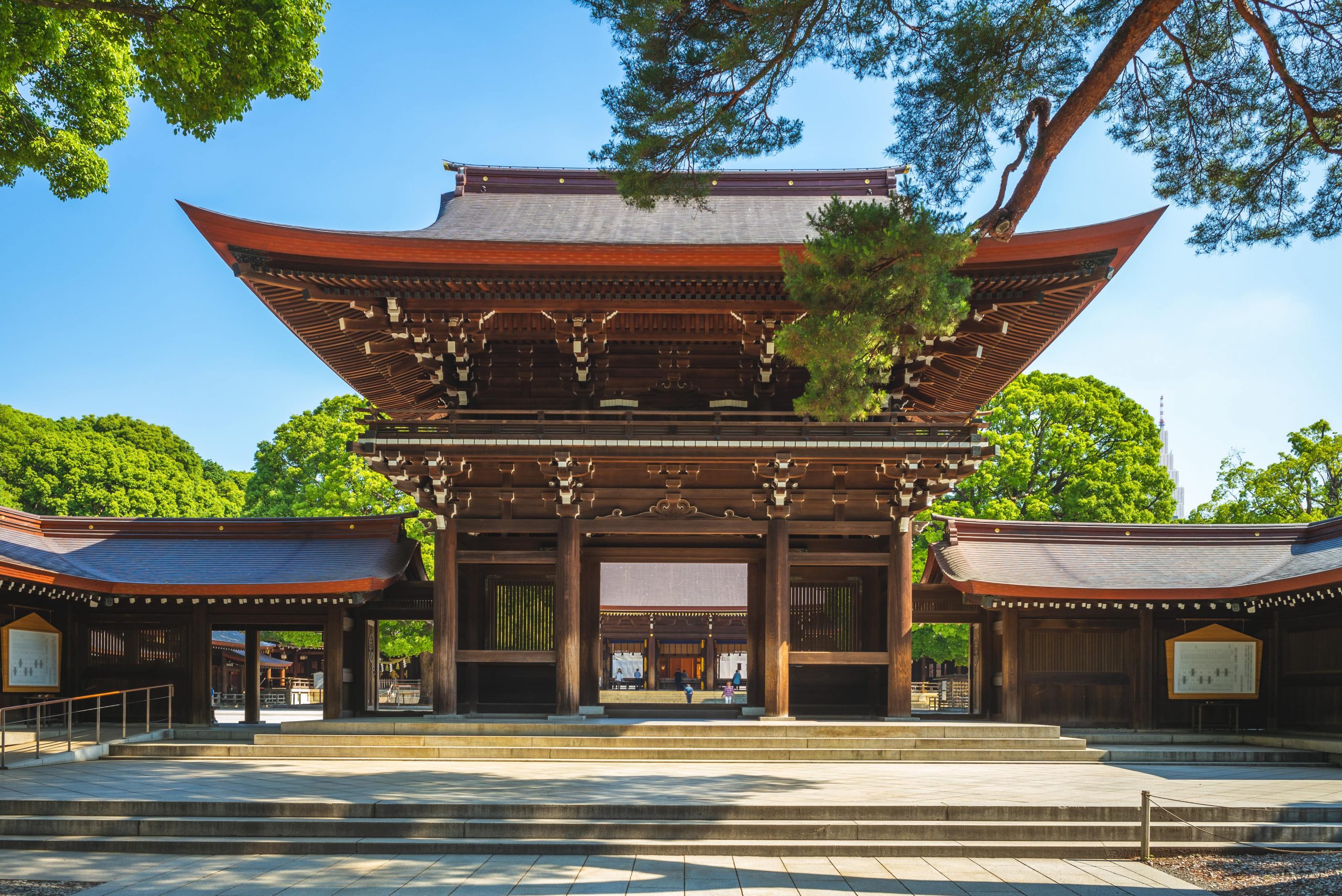 Main Hall of Meiji Shrine in Tokyo.