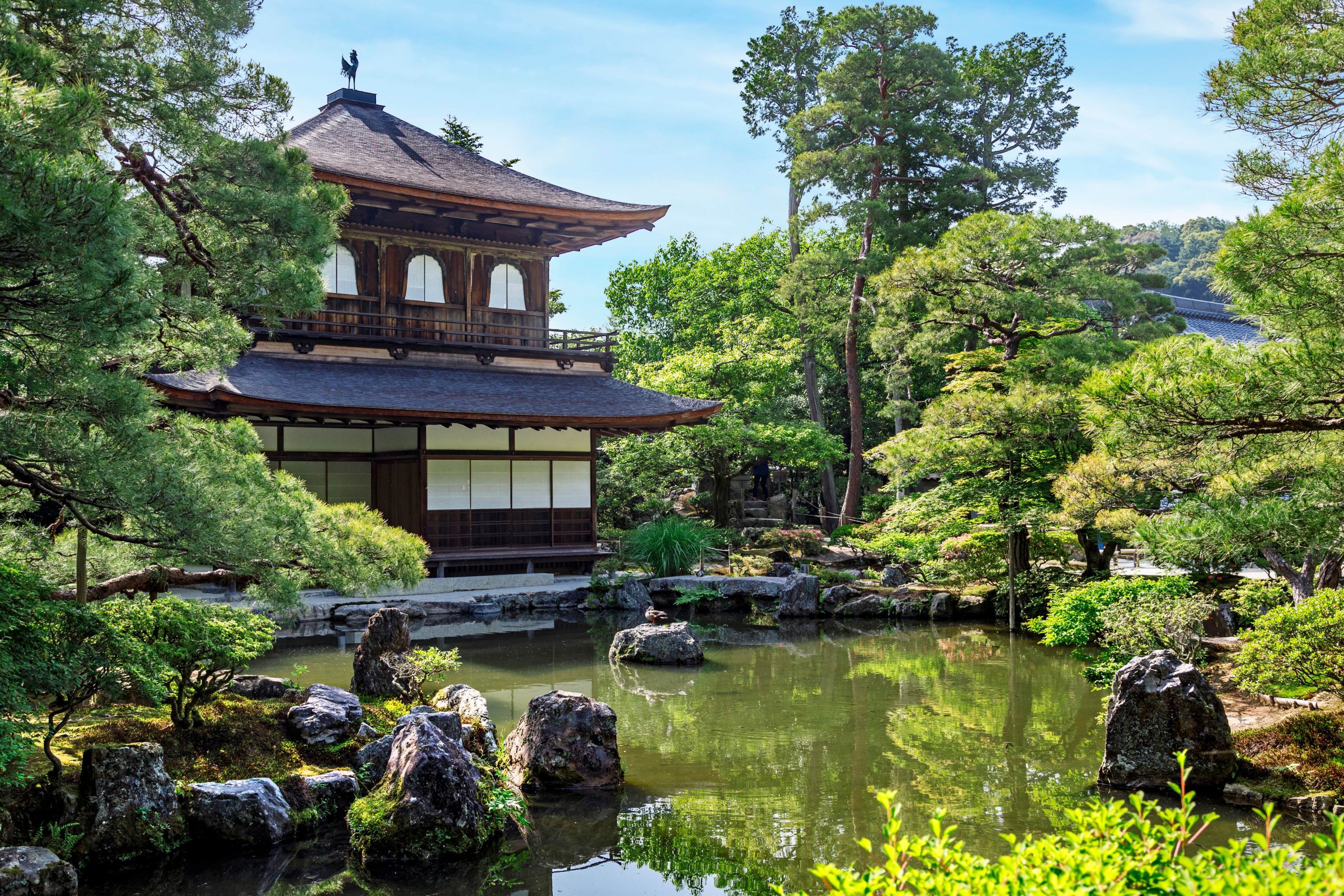 Ginkaku-ji is the Silver Pavilion.