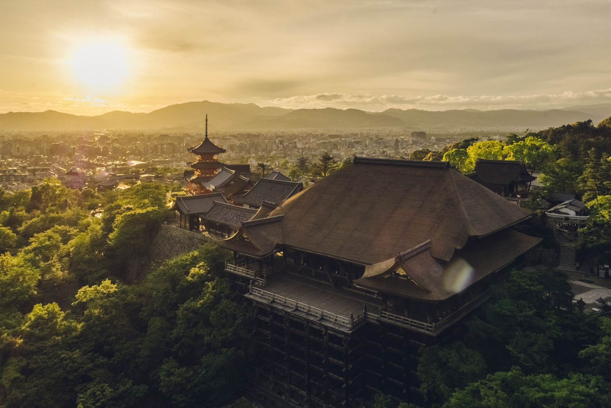 Kiyomizu-dera Temple is one of Kyoto's most popular temples.