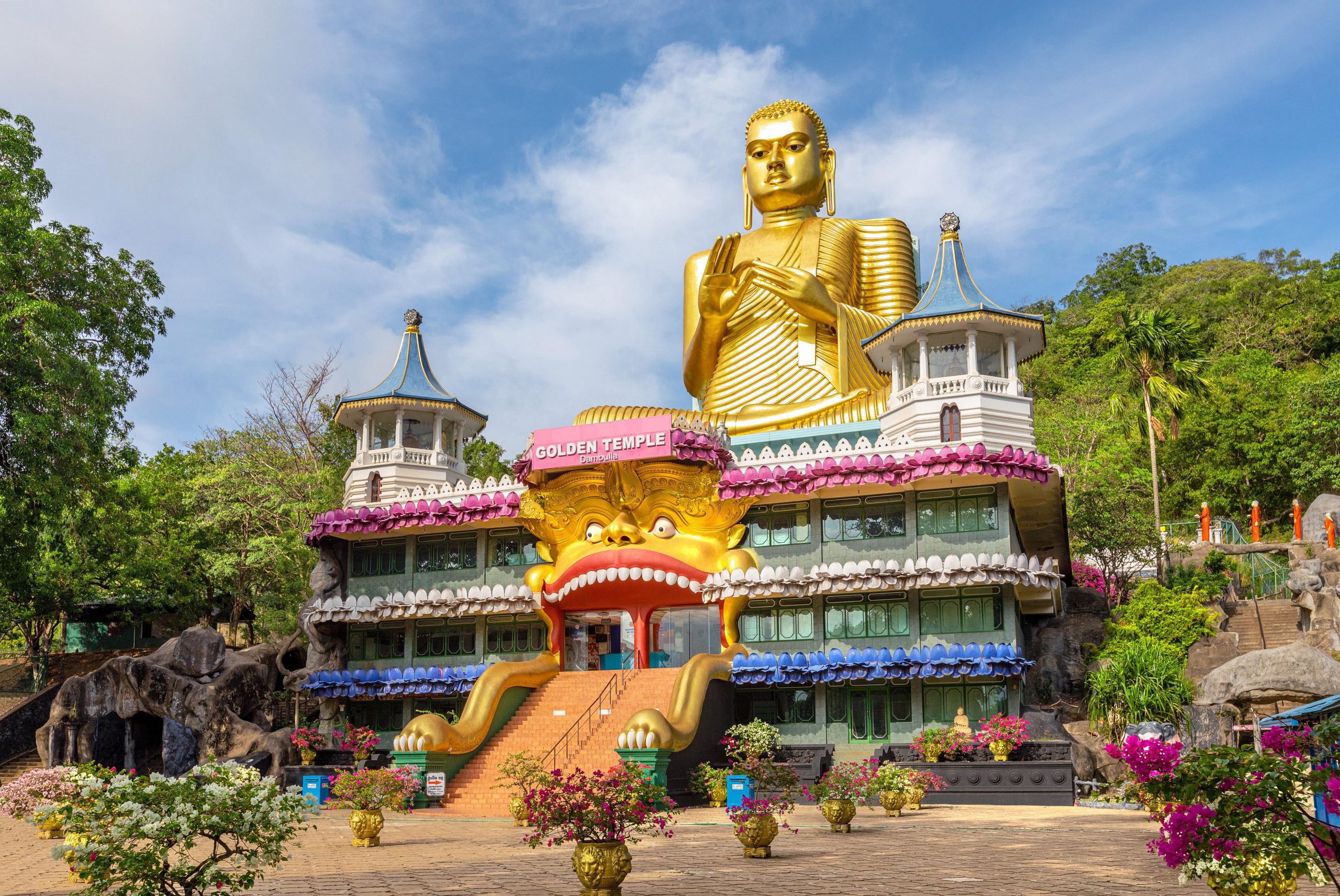 Dambulla Golden Temple, Sri Lanka.