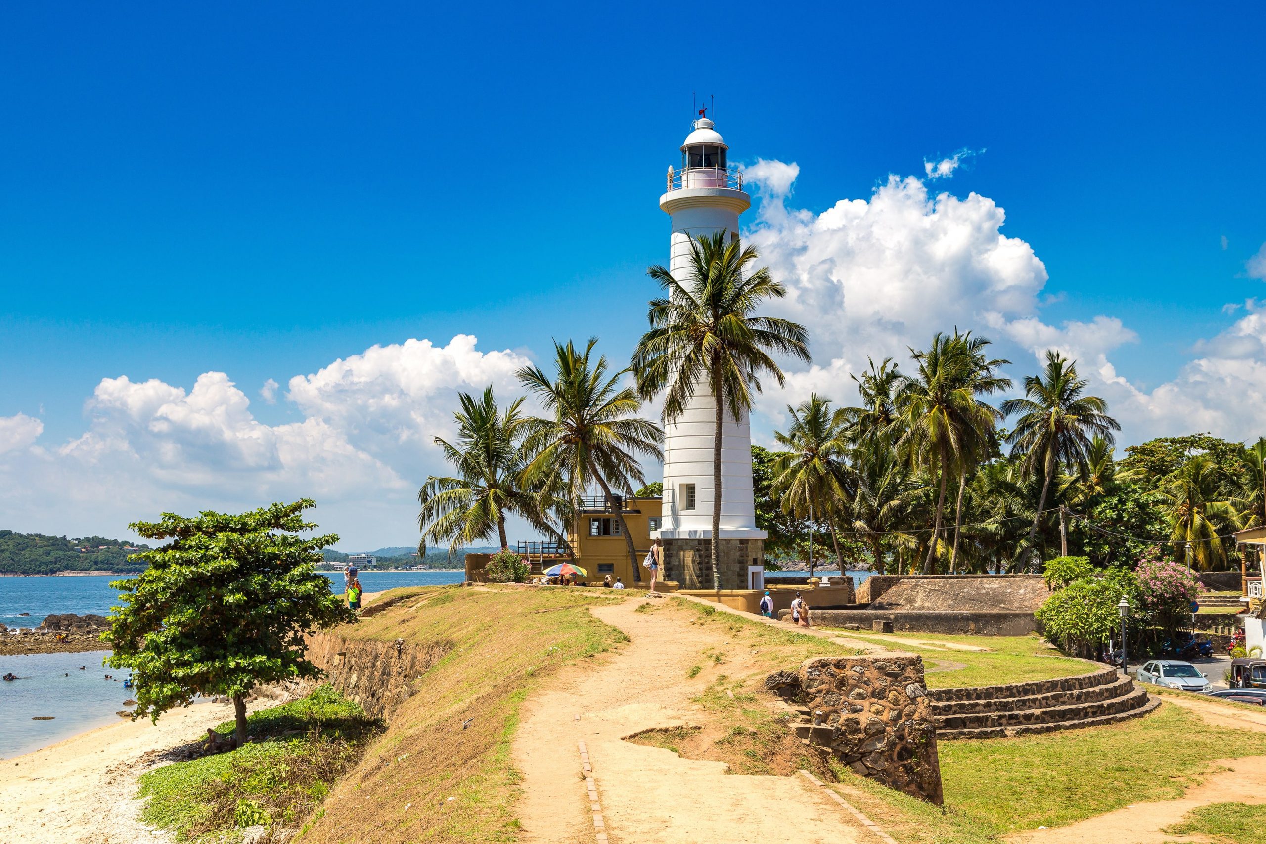 Lighthouse in Galle fort.