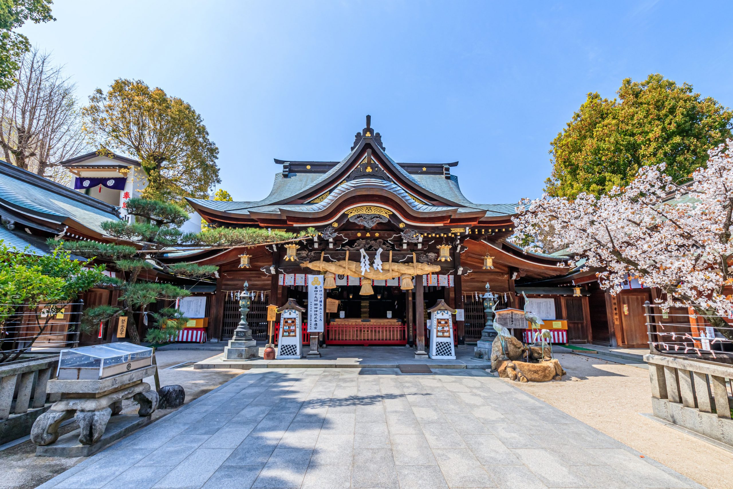 Kushida Shrine is a spiritual centre in central Fukuoka.
