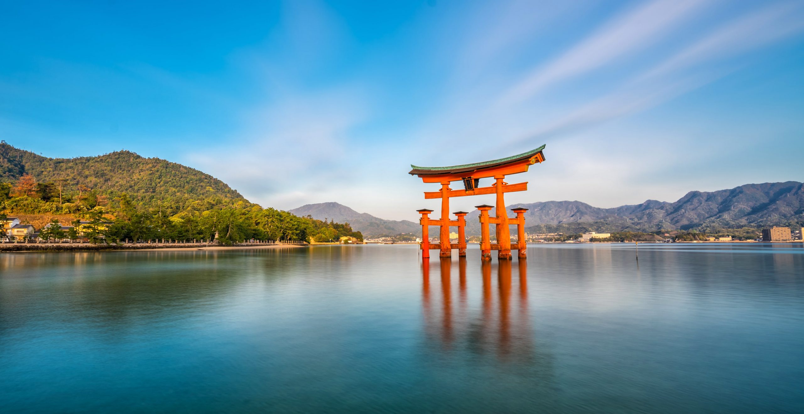 The famous Floating Torii gate.
