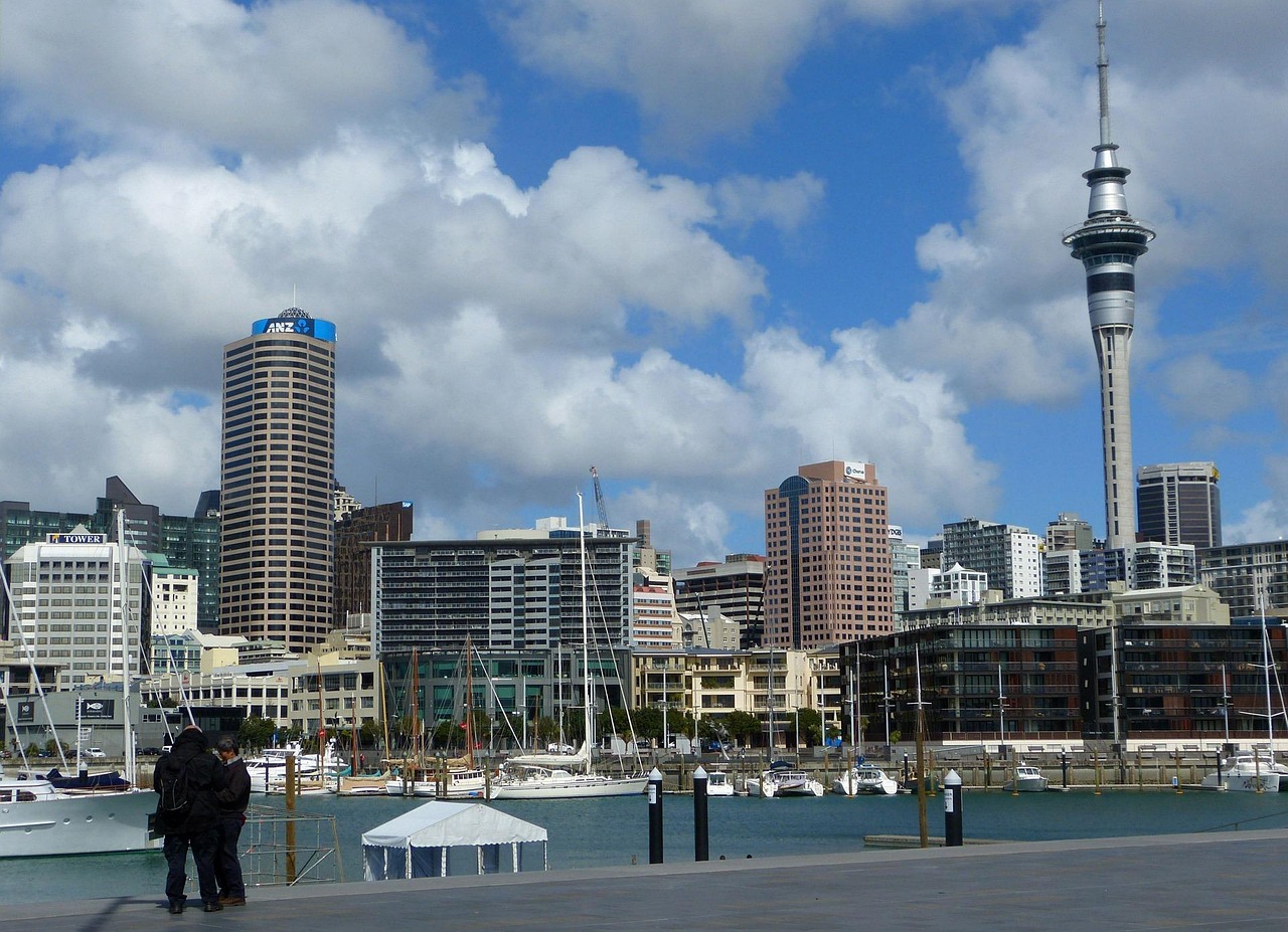 The Sky Tower offers unparalleled views across Auckland’s sparkling harbour and dynamic cityscape.