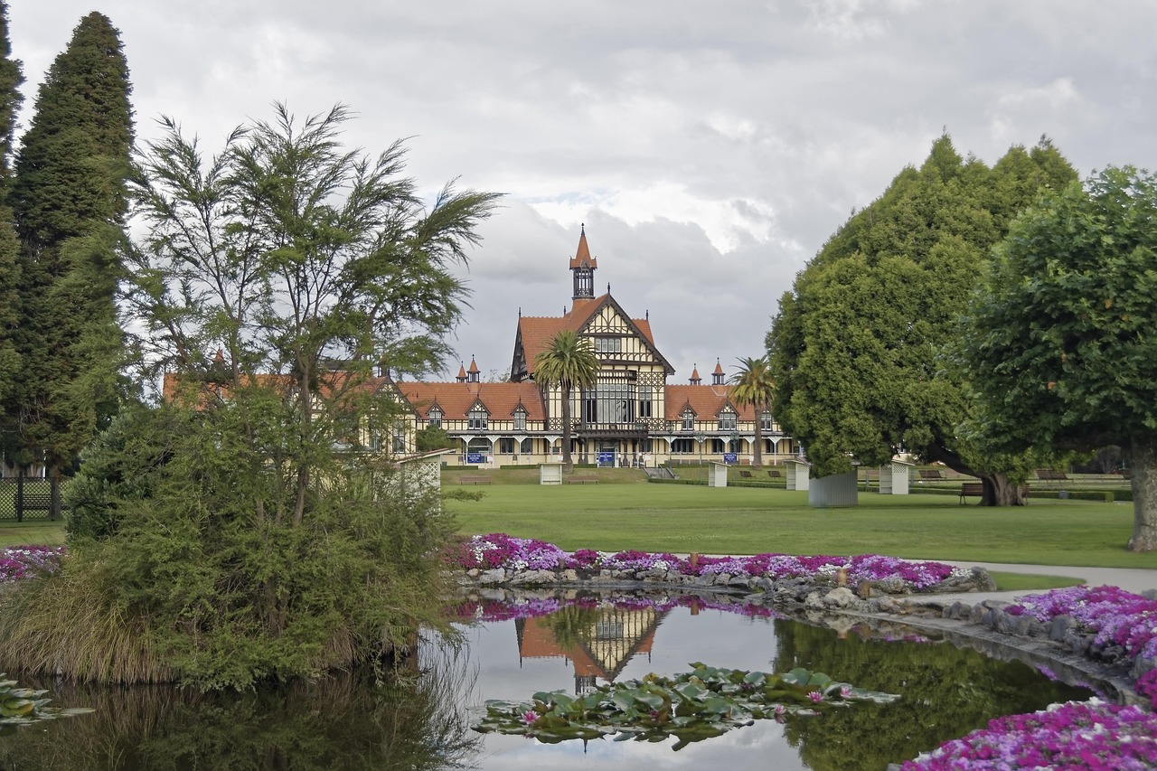 The grand Tudor Garden—step into an English estate reimagined in New Zealand.