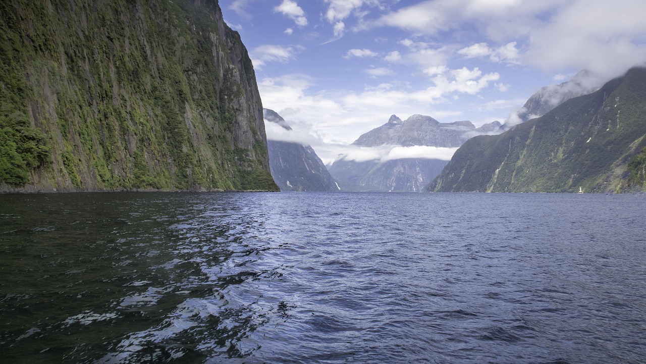 The serene waters and dramatic peaks of Milford Sound, captured in all their wonder.