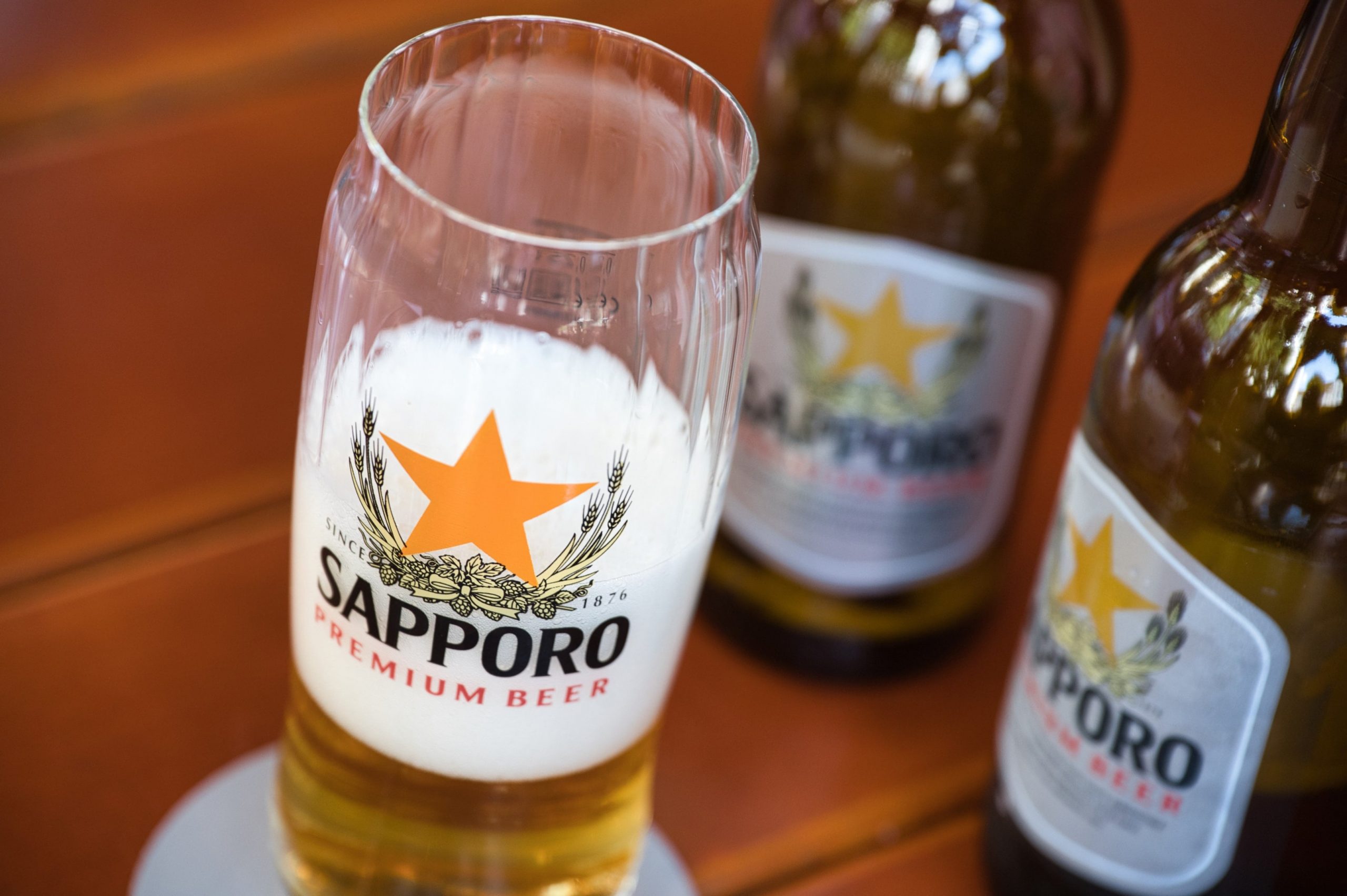 Sapporo beer is generally a crisp, light, and refreshing lager.