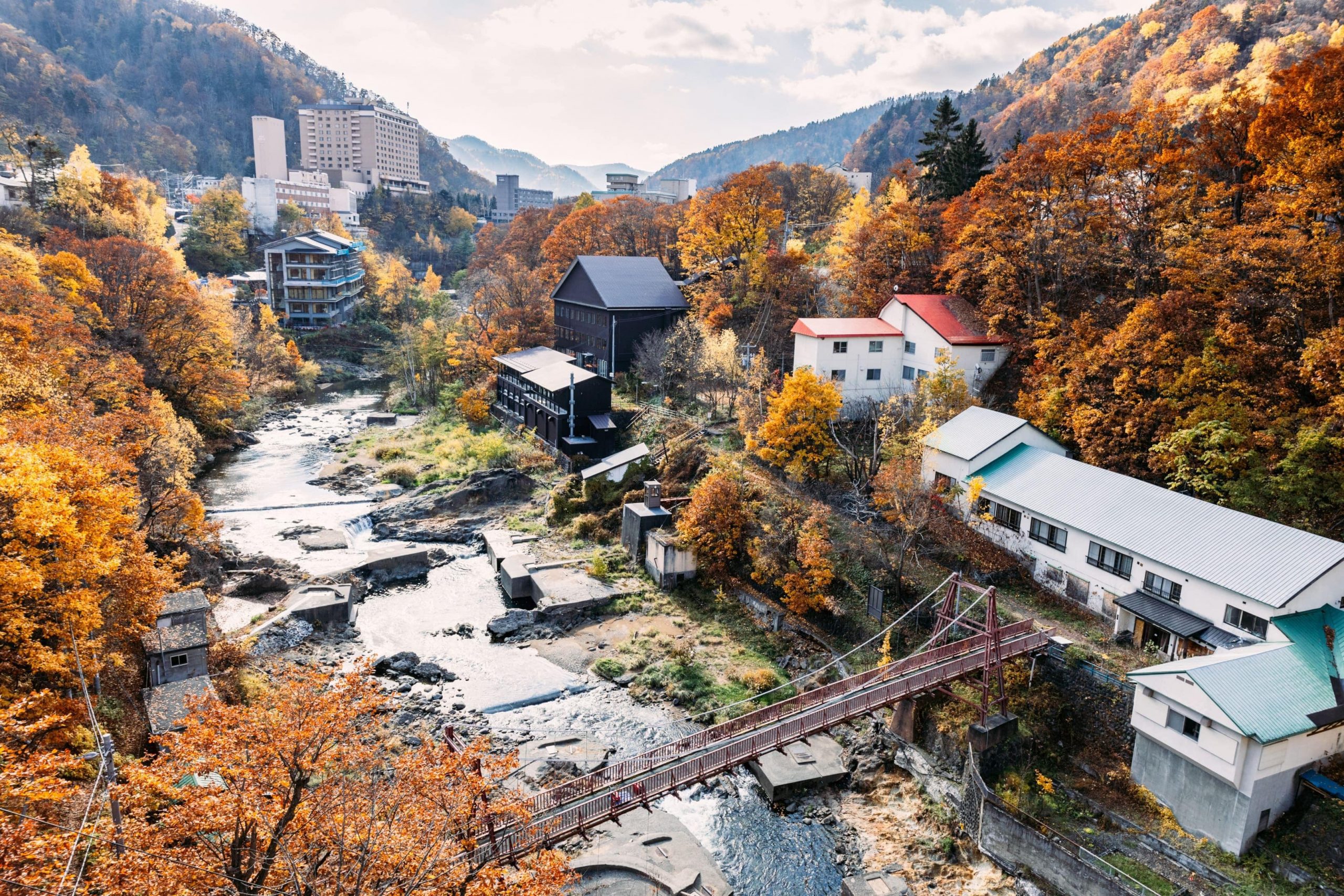 The town is famous for its natural beauty, with each season offering different views.