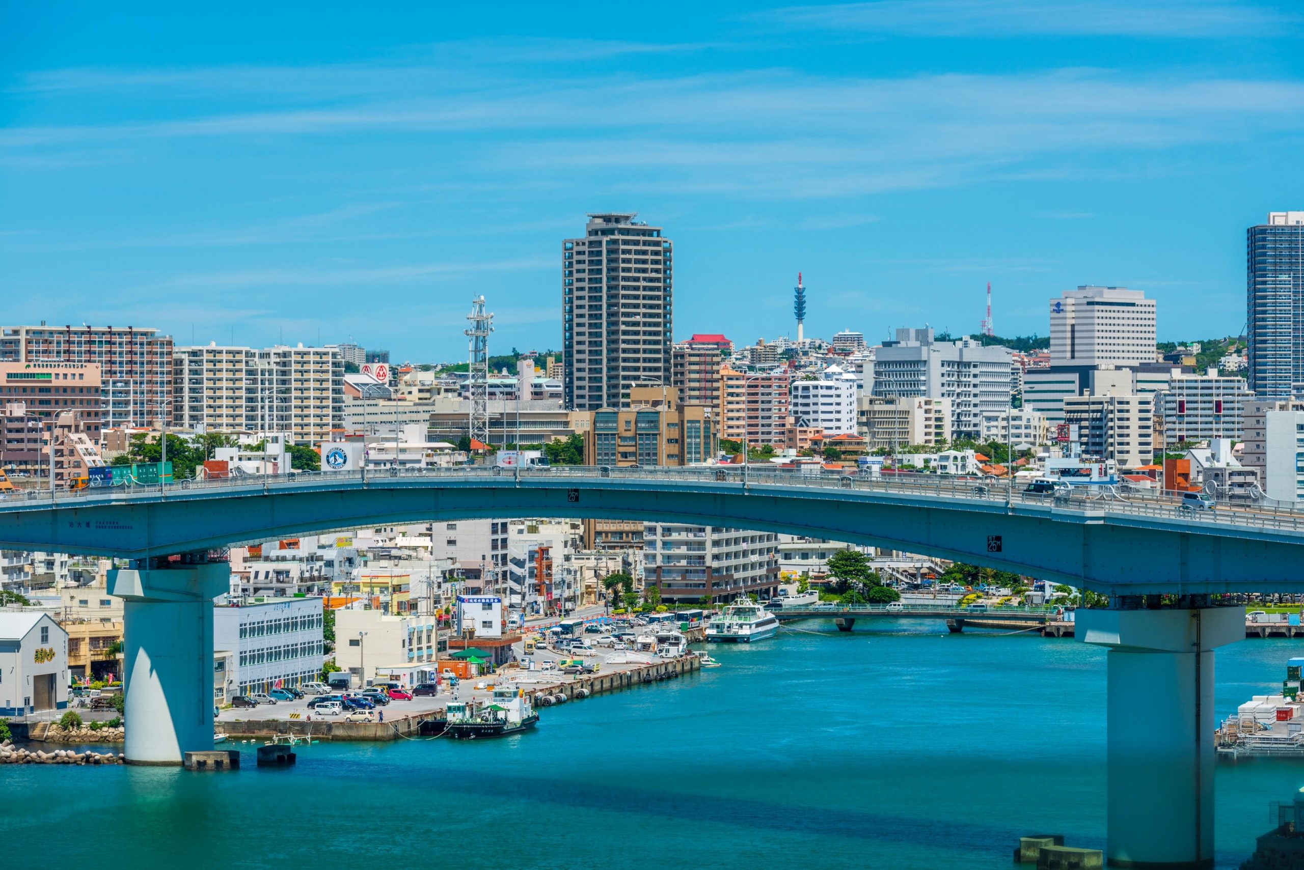 Naha is the main point of entry to Okinawa.