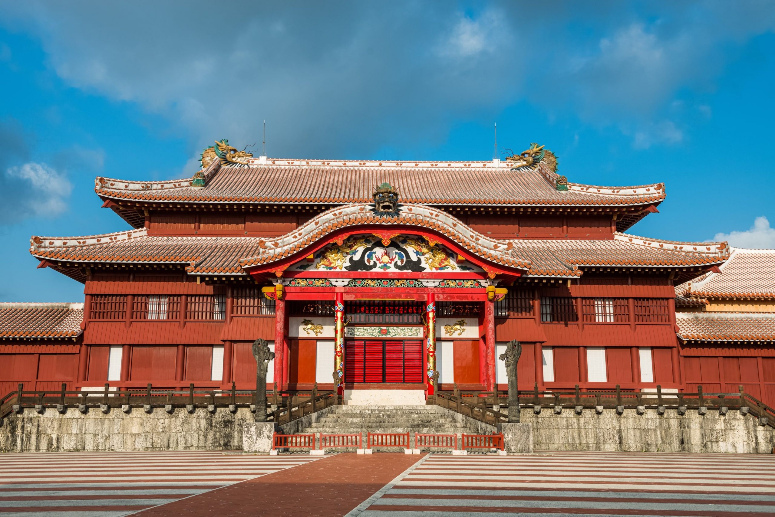 Shuri Castle has been destroyed and rebuilt multiple times throughout its history.
