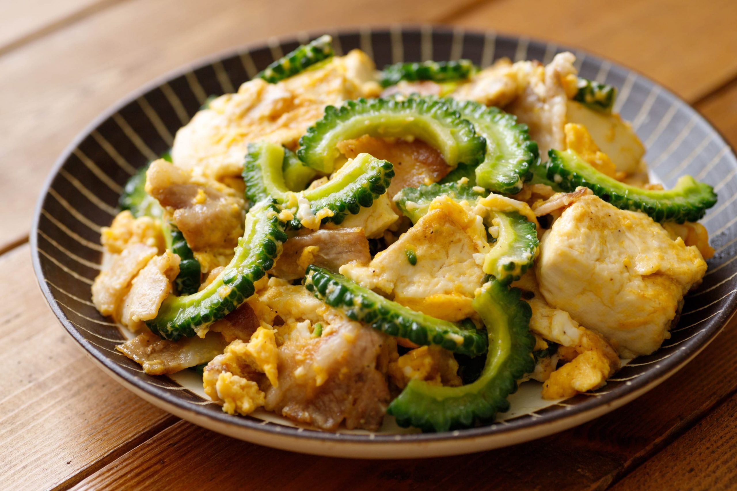 The name "champuru" means "to mix" or "stir-fry" in the Okinawan language.