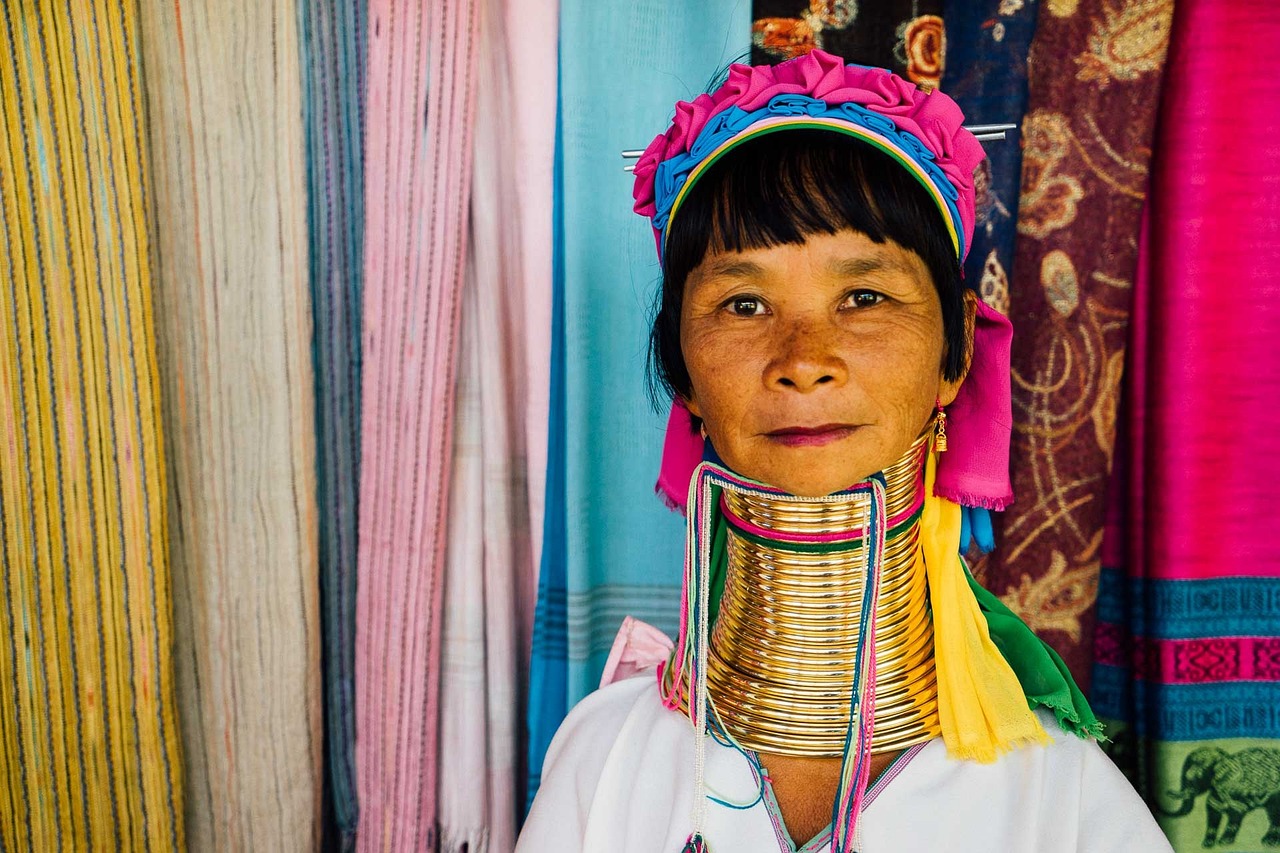 Local artisans in a Kopipi village weave vibrant fabrics by hand, keeping generations of skill alive.