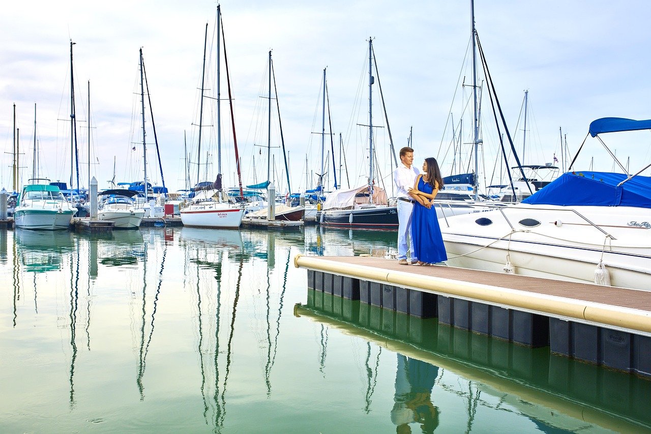 Luxury yachts at the Ocean Marina Yacht Club set the scene for glamorous beachside escapes in Pattaya.
