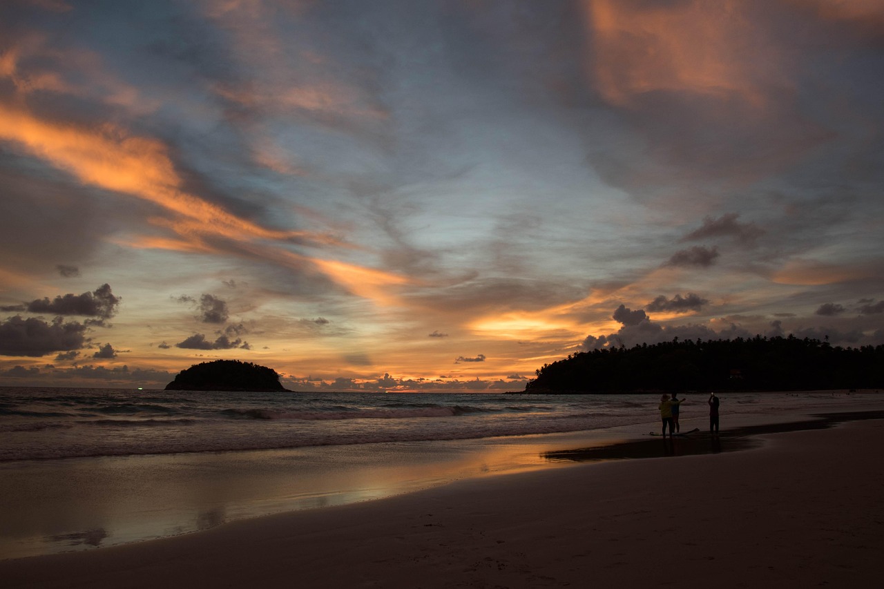 Breathtaking sunset over the Andaman Sea—the perfect evening on Kopipi Island.