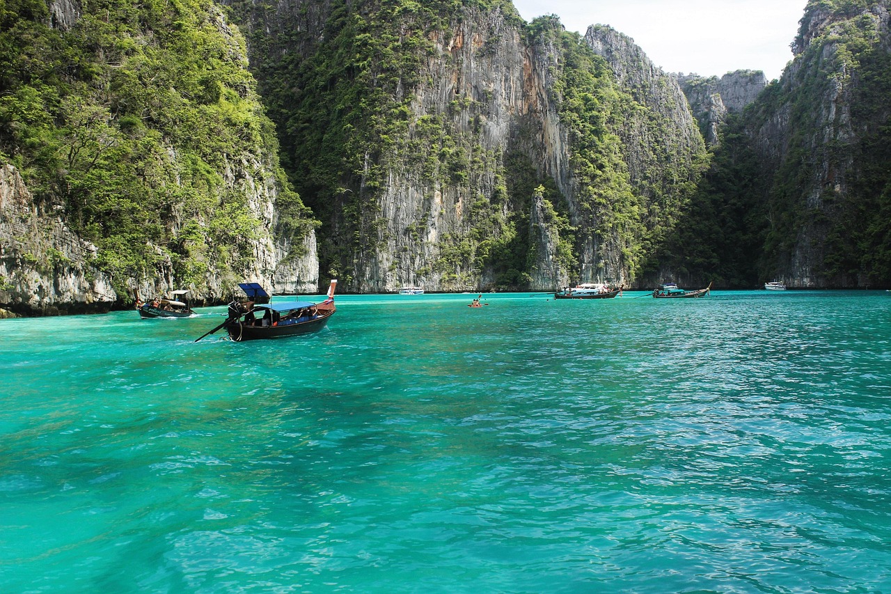 Unspoiled beauty welcomes you to Ko Phi Phi Le, Thailand.