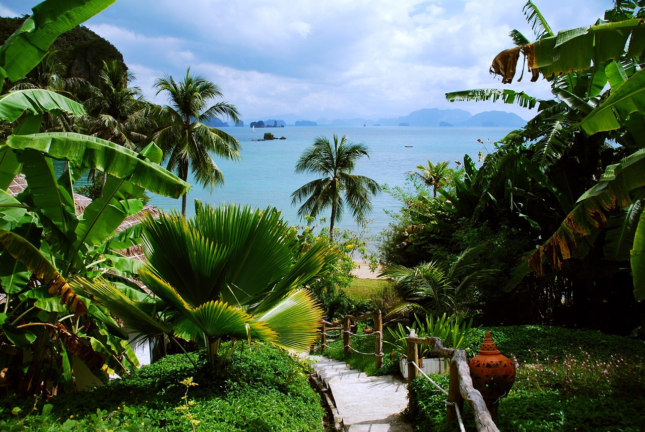Loh Sama Bay is a tranquil retreat perfect for kayaking and marine observation.