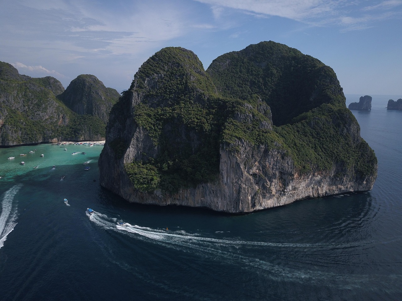 Koh Phi Phi: Adventure, crystal bays, and iconic cliffs.