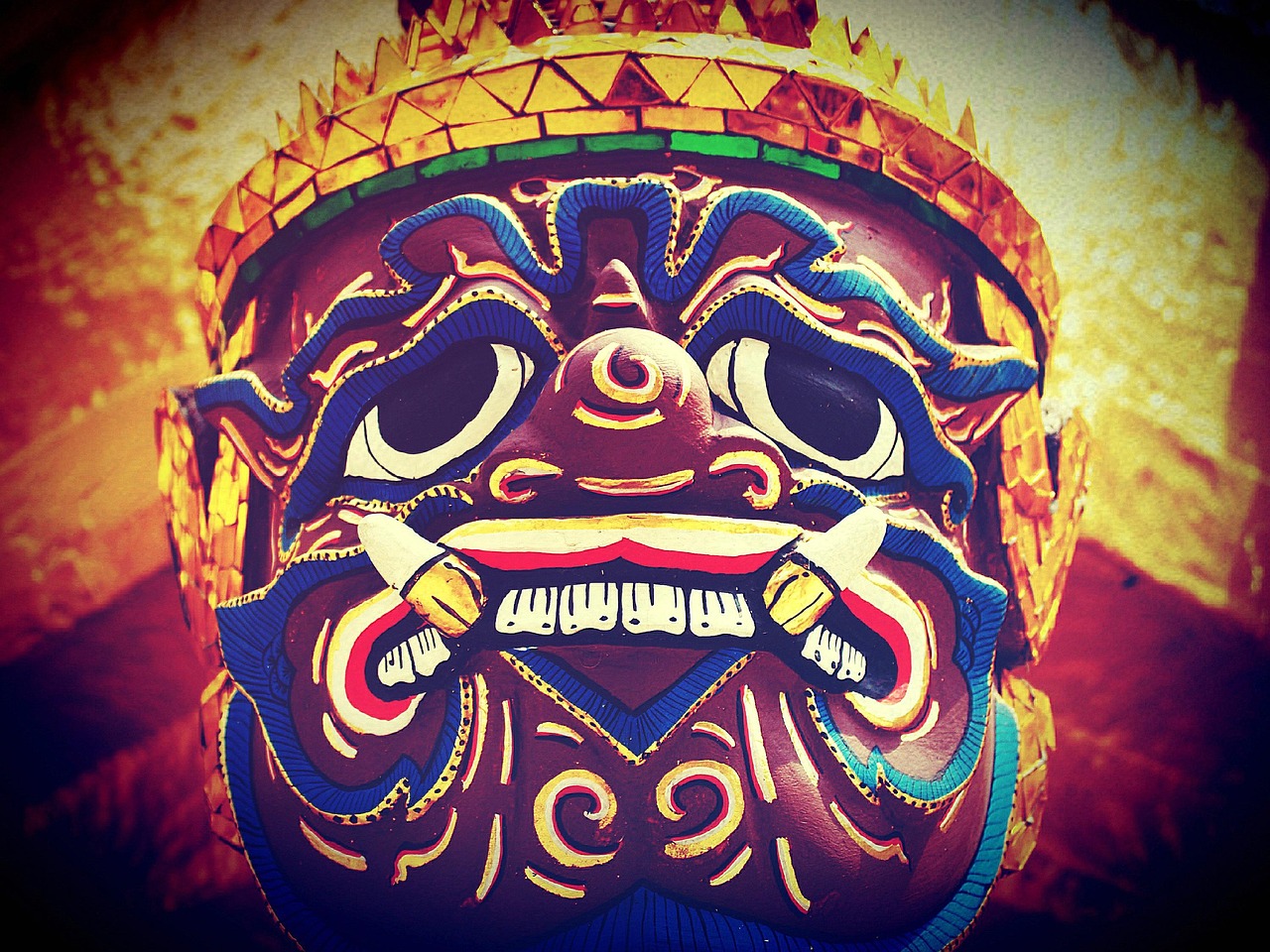 The iconic Wat Phra Kaew, glowing with tradition and majestic Thai artistry.