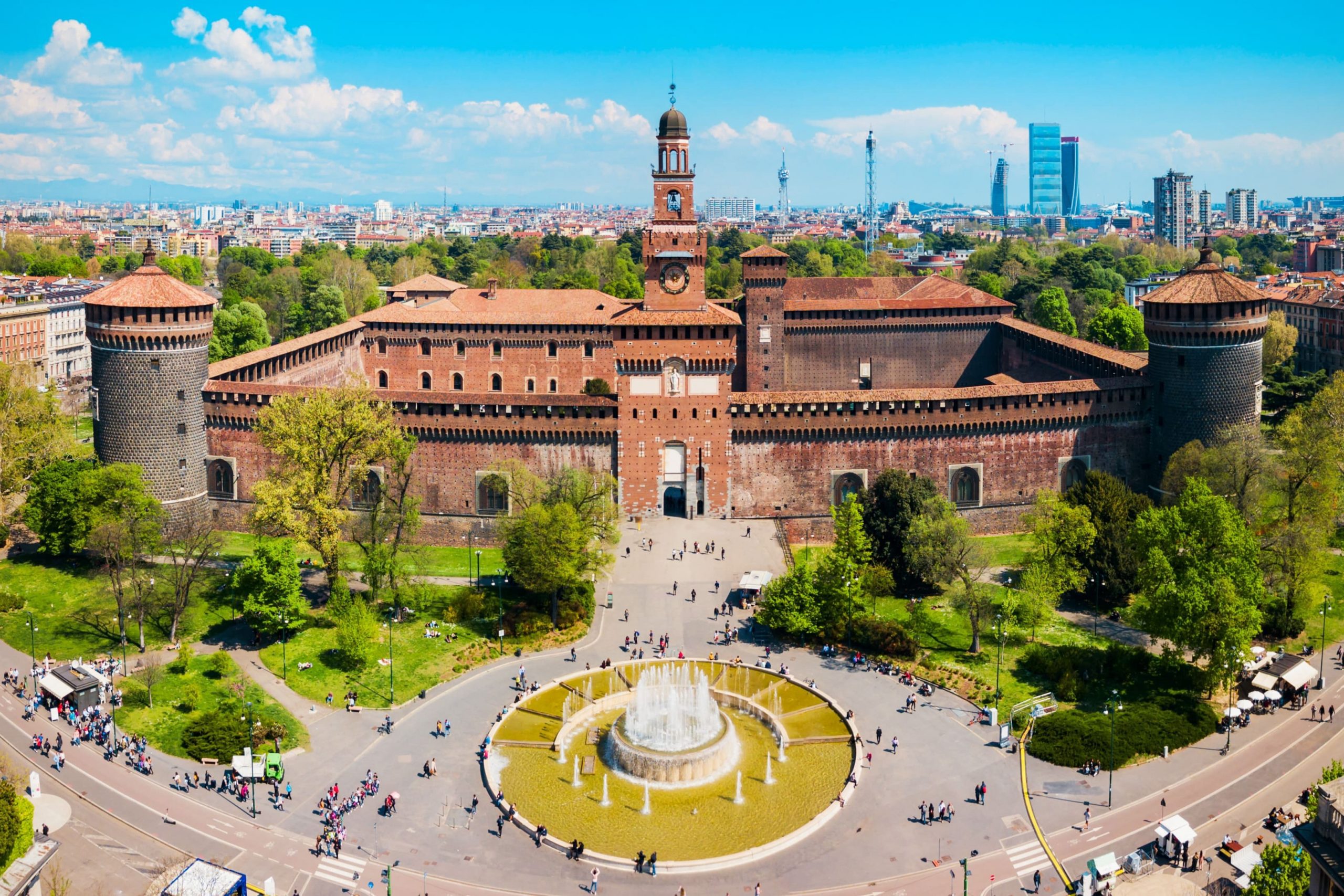 The Castello Sforzesco now houses several of Milan's municipal museums and art collections.