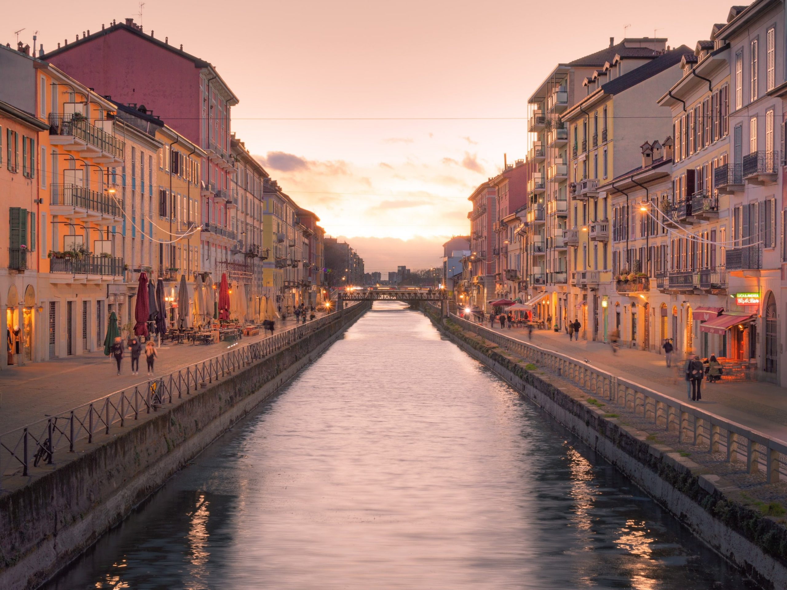 The district is famous for its vibrant nightlife and aperitivo.