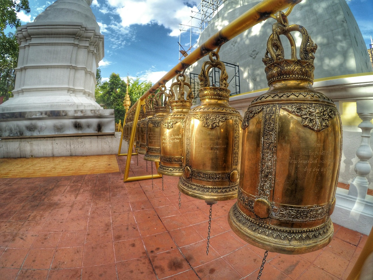 Classic Lanna architecture at Wat Phra Singh, Chiang Mai’s architectural gem.