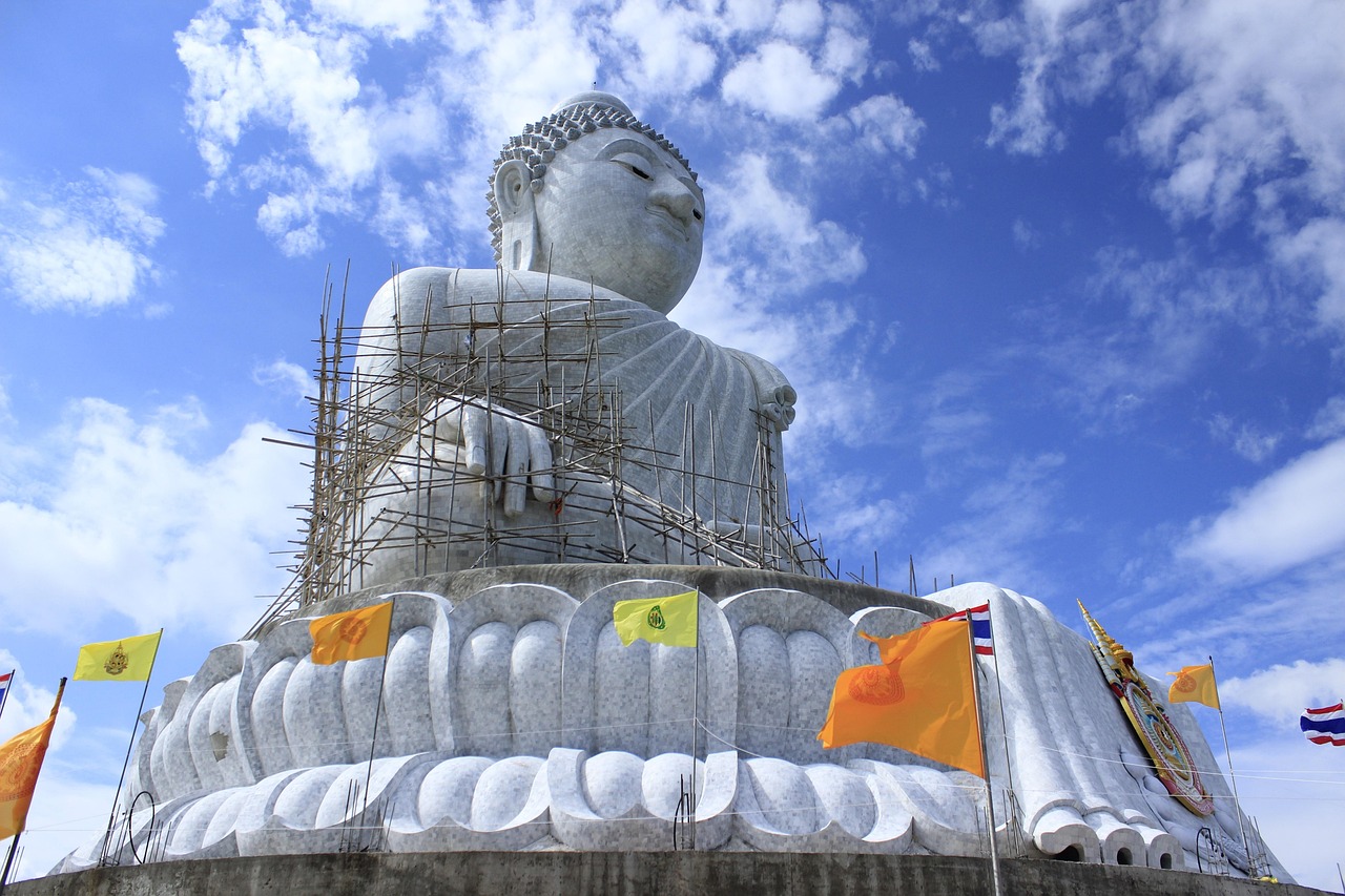 The ornate grandeur of Wat Chalong, Phuket’s largest and most significant Buddhist temple.