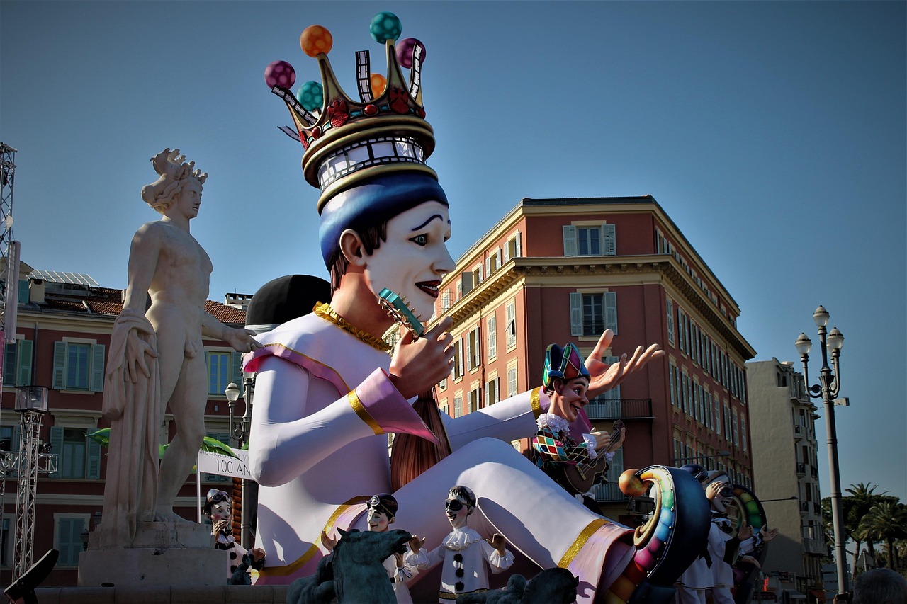 Celebrate the vibrant energy of Nice Carnival, where music and colour light up the streets each winter.