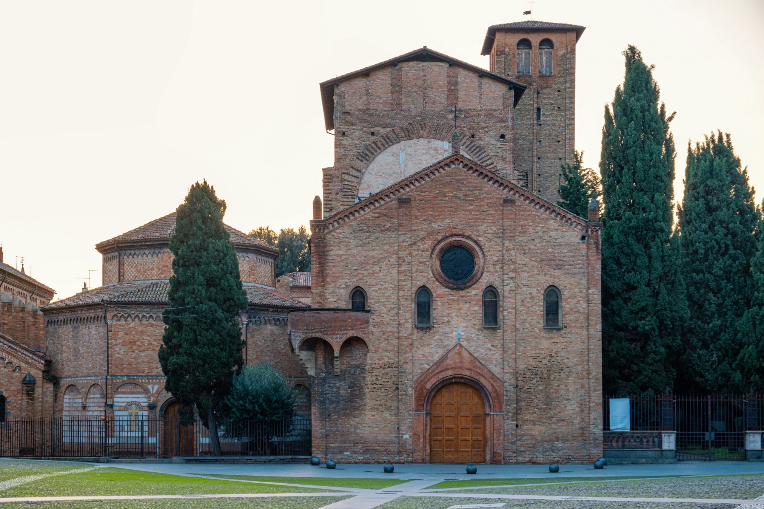 It is located in the center of Bologna, on Piazza Santo Stefano.