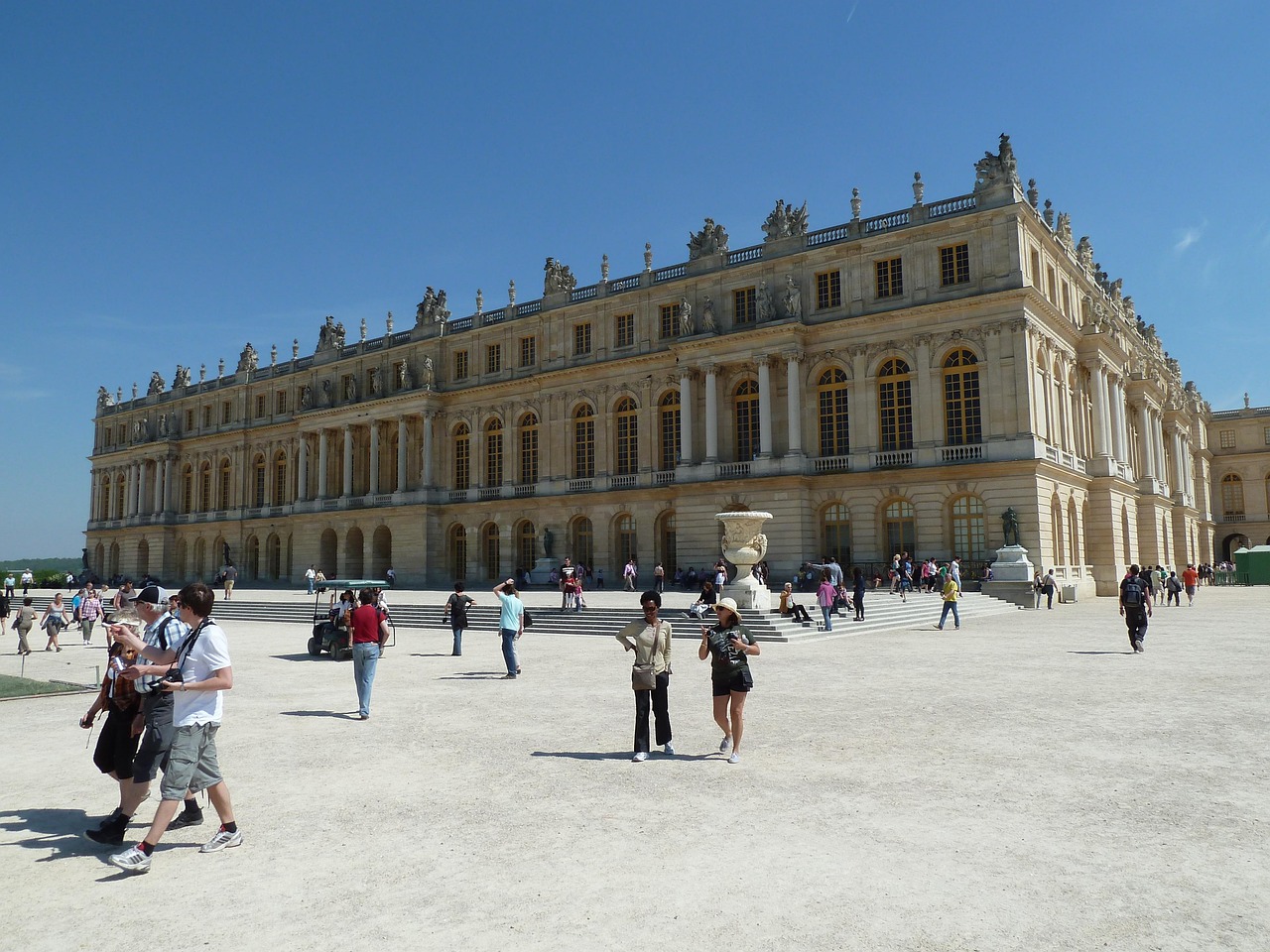 The grandeur of Versailles speaks to the elegance and legacy of French royalty.