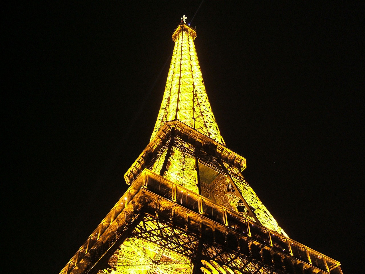 The Eiffel Tower transforms into a dazzling display every evening—pure Parisian magic.