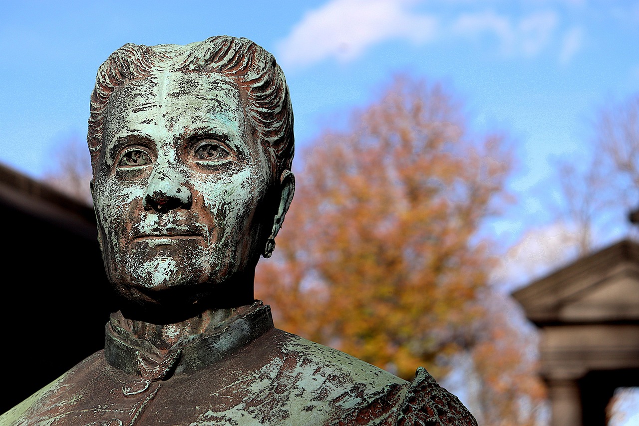 Père Lachaise Cemetery Stories and Setting with sculpture-lined paths