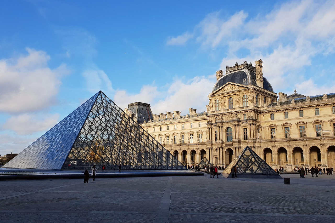 Start Here Inside the Louvre Museum and Its Pyramid in Paris, France