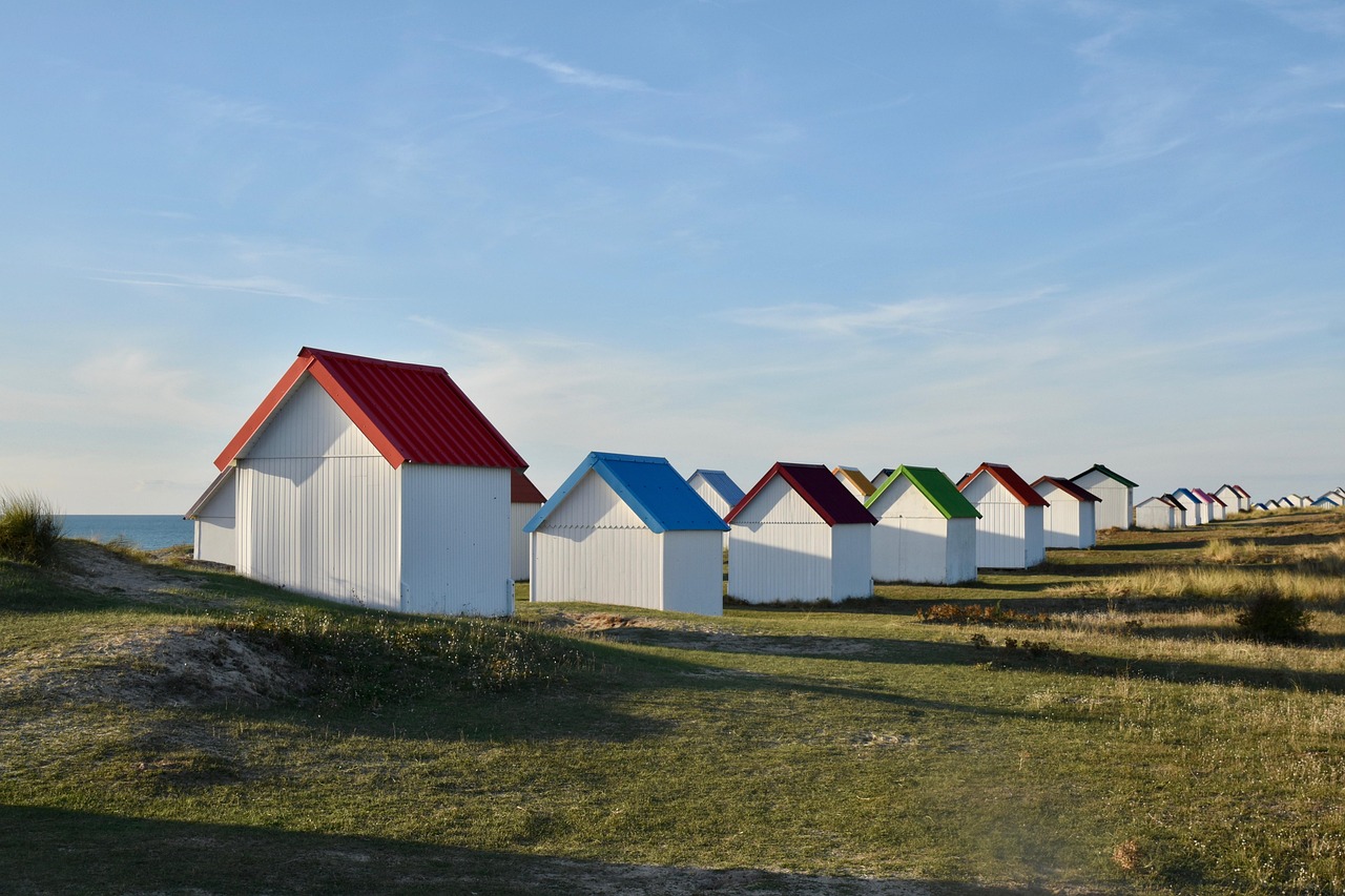 Dieppe in Normandy your warm welcome to the coast with colourful seaside cabins and sea air