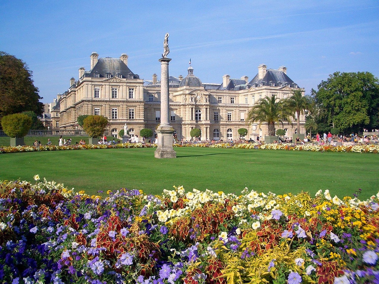 Jardin du Luxembourg and Left Bank Musée Elegance among beautiful gardens