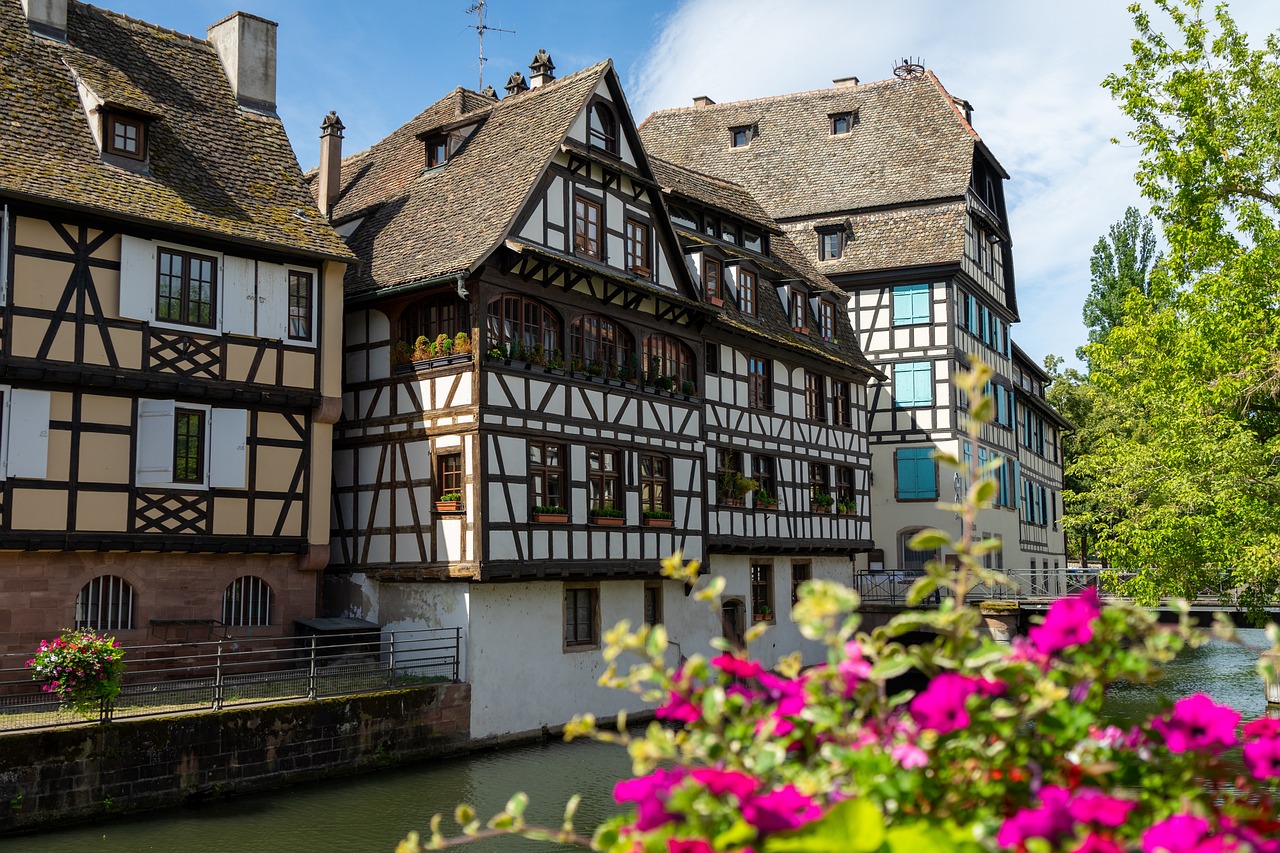 La Petite France Canals Ponts Couverts and Barrage Vauban in Strasbourg