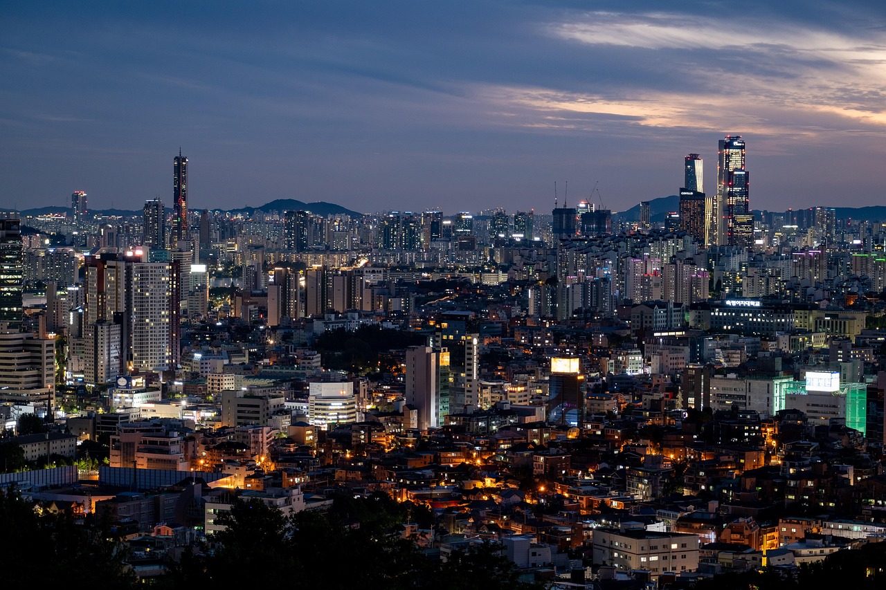 Discover South Korea Tour Style for High End Travellers with a luxury view of Seoul at night